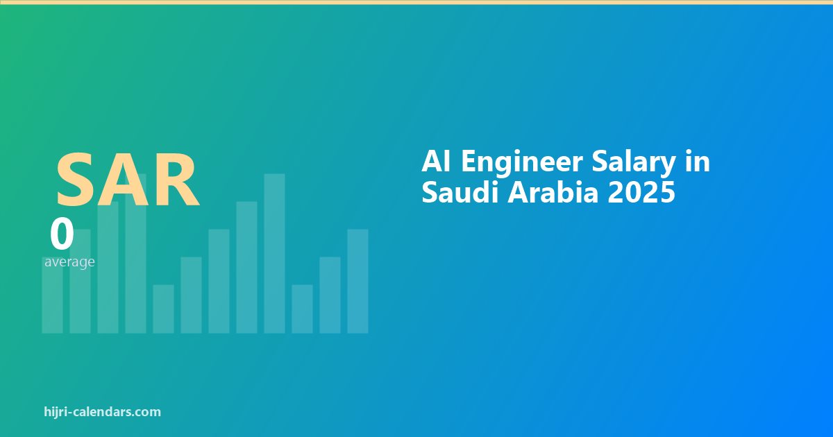 AI Engineer Salary in Saudi Arabia 2026-2027