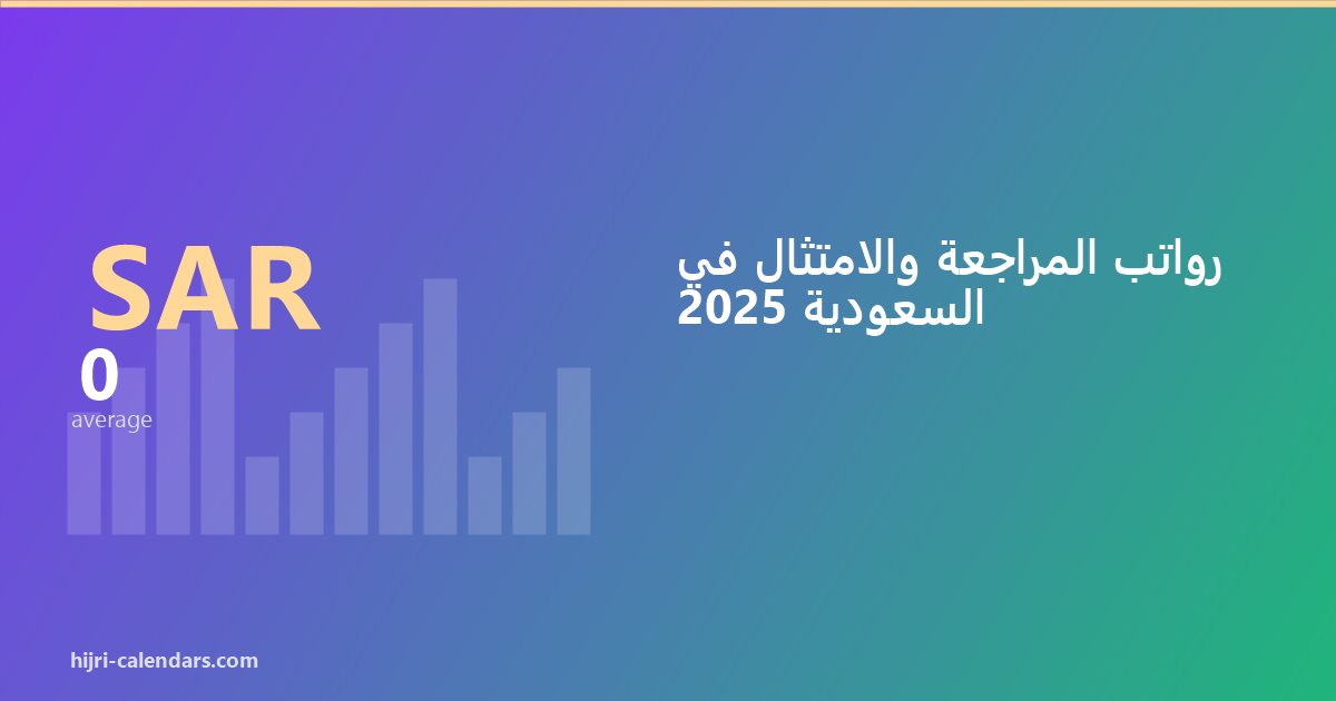 رواتب المراجعة والامتثال في السعودية 2026-2027