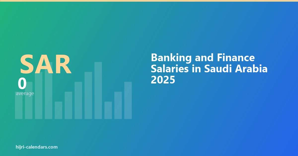 Banking and Finance Salaries in Saudi Arabia 2026-2027