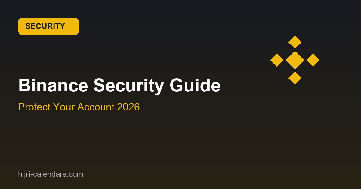 دليل أمان Binance 2026 — كيف تحمي حسابك من السرقة والتصيّد