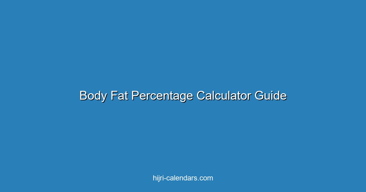 حاسبة نسبة الدهون في الجسم: دليل القياس الكامل