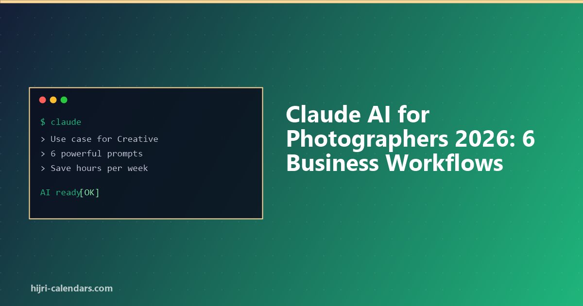 Claude AI for Photographers 2026: Grow Your Business