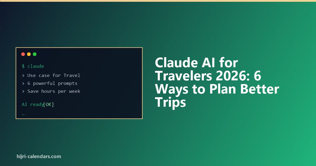 Claude AI for Travelers 2026: Plan Smarter, Travel Better