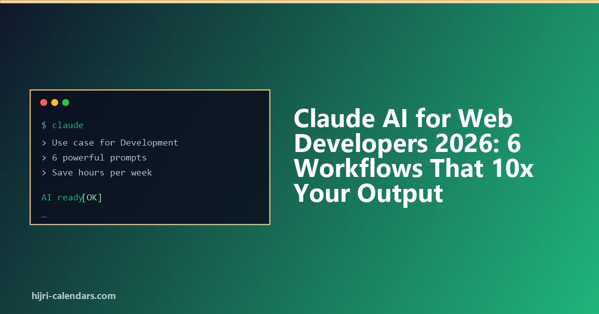 Claude AI for Web Developers 2026: Ship Faster