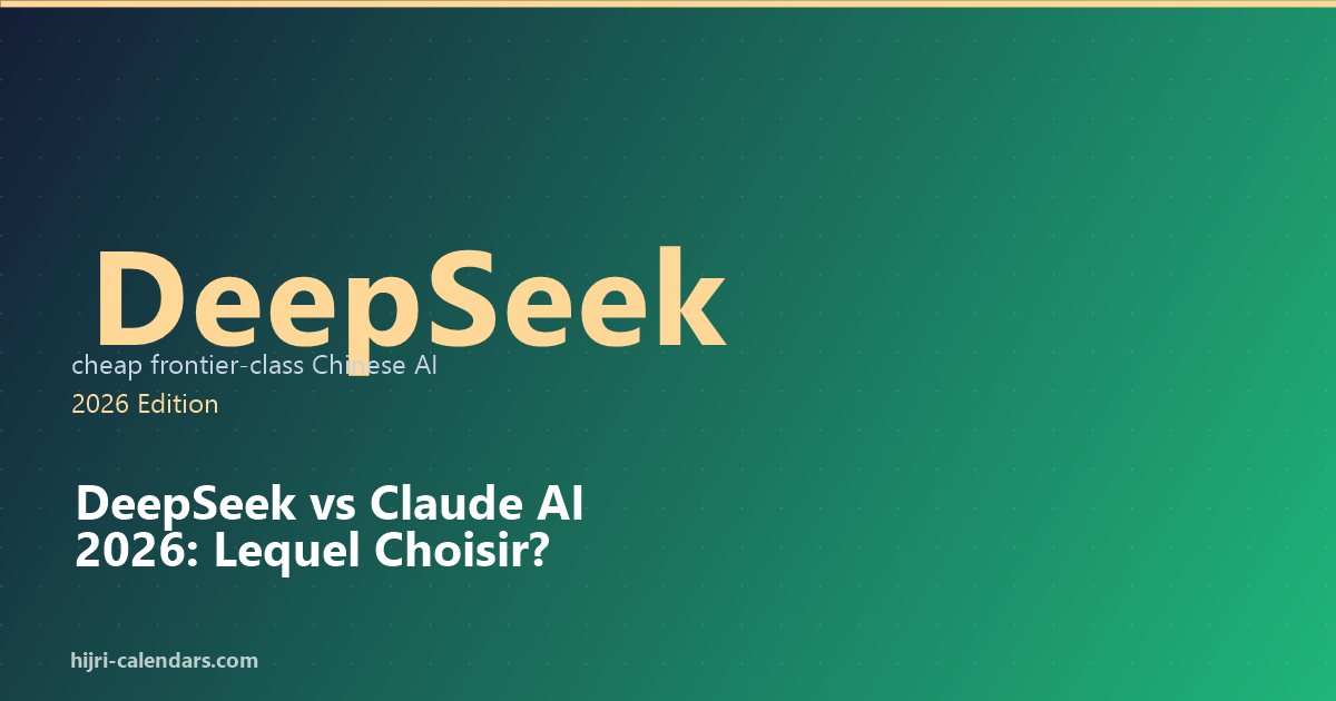 Deepseek VS Claude FR 2026