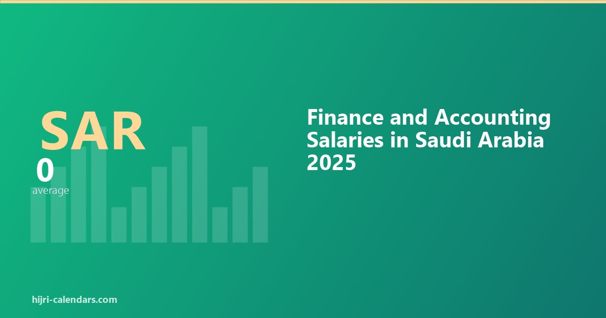 Finance Salary Saudi 2026-2027