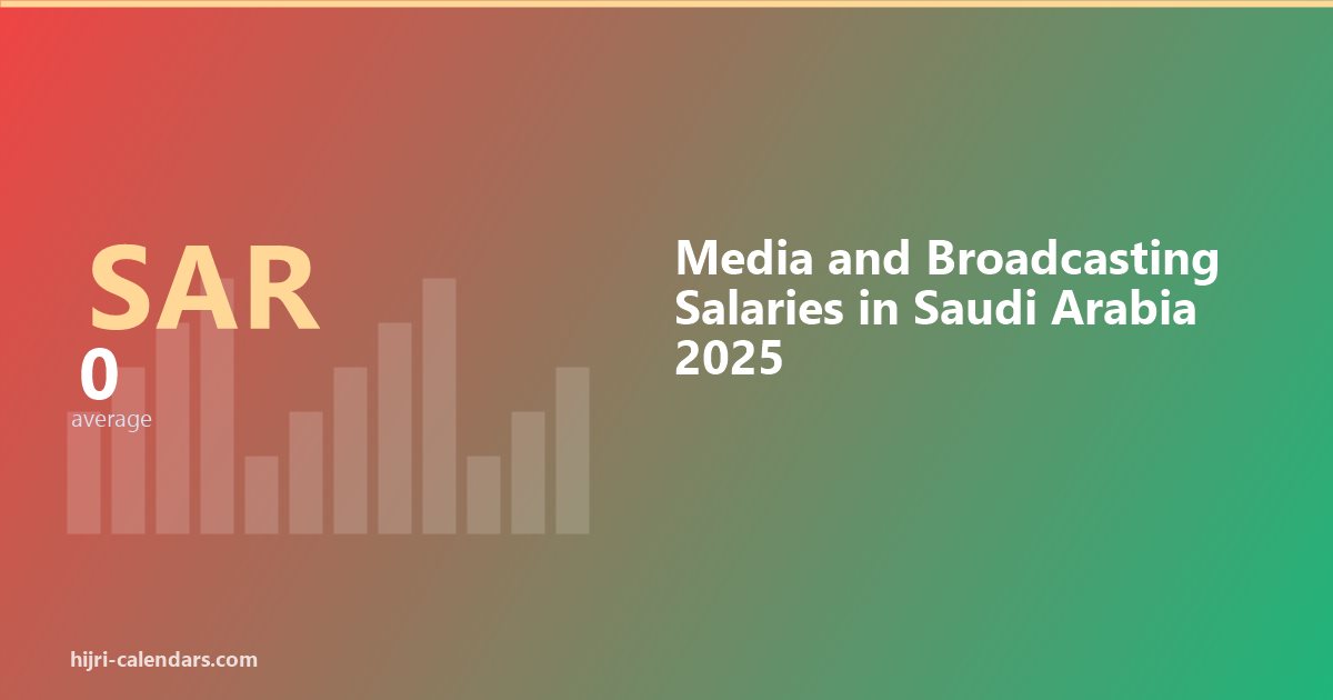 Media Salary Saudi