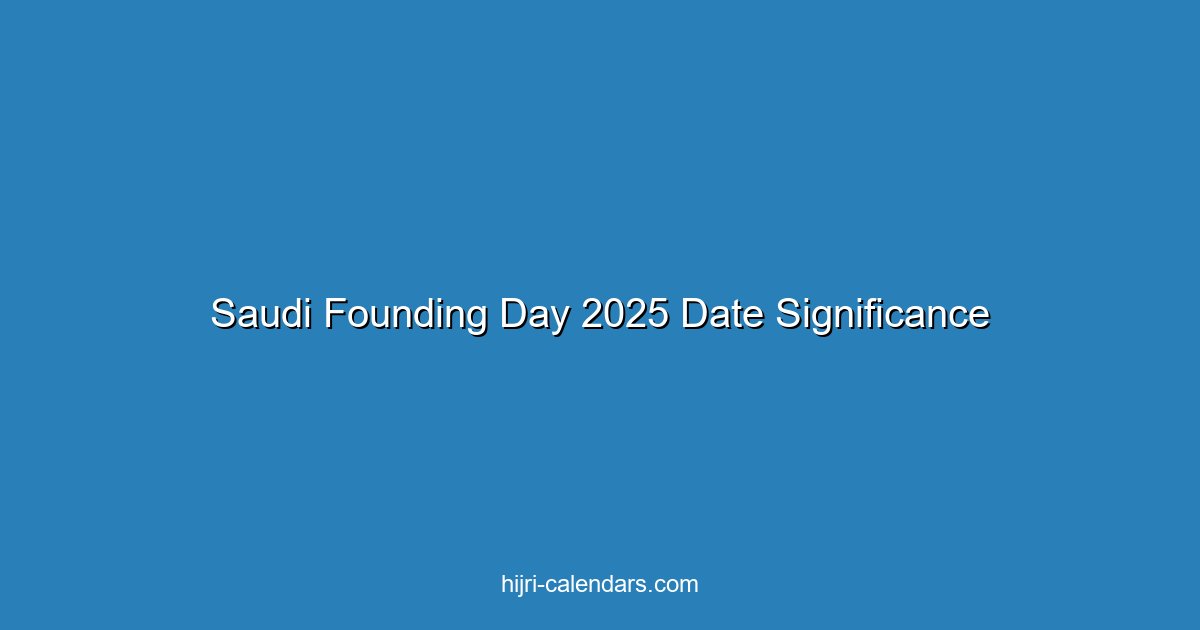 Saudi Founding Day 2025: Date, History & Celebration Guide