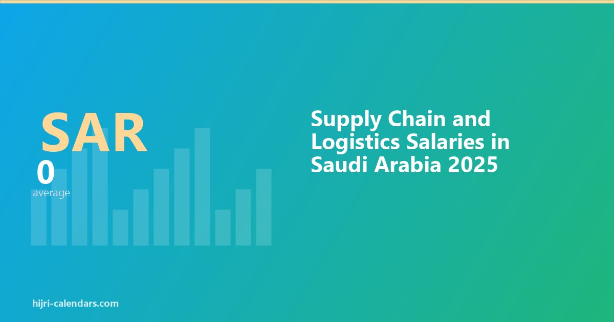 Supply Chain Salary Saudi
