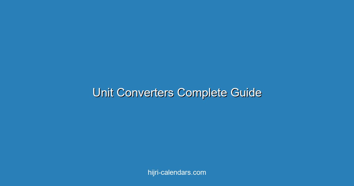 دليل شامل لمحولات الوحدات: المساحة والحجم والوزن